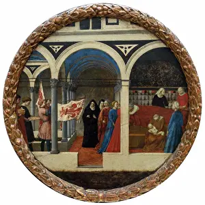 Medium Group Of People Prints: 'Visitors of the Birth, Florence