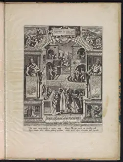 Voorkeursbeeld Prints: Visits of the prisoners; Redimere Captiuos Sheet of Auxilium Iis Adferre; Septem Opera Misericordiae Corporalia