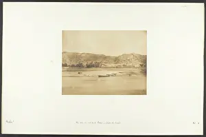 Author Prints: Vue prise au Sud-Est de Philae - Cherk-el-Hesseh 1849-50 Maxime Du Camp French Maxime Du Camp's mission to Egypt