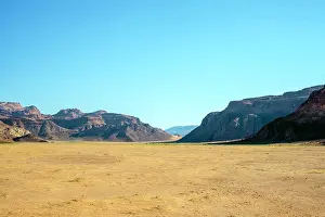 Unesco Prints: Wadi Rum Protected Area, UNESCO World Heritage Site, Jordan