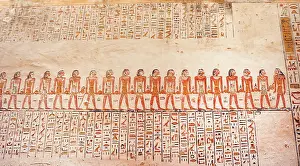 Originally Prints: Wall frieze from the tomb of Ramesses VI