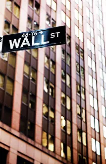 Market Prints: Wall street, Manhattan, New York City, New York, United States