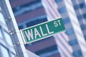Icons Prints: A Wall Street sign