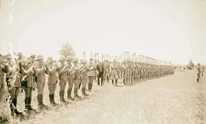1925 Prints: War cemetery at Gaza-Belah, April 28, 1925, Gaza Strip, Middle East, Dayr al Balaḥ