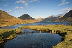 Lake District Prints: Wastwater, Yewbarrow, Great Gable and Scafell Pike in the distance