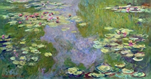 Monet Prints: Water Lilies, Claude Monet, 1919