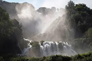 Cascade Prints: waterfall marmore artificial waterfall in umbria