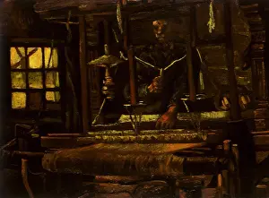 Vincent Prints: Weaver, Seen from the Front, Van Gogh, Vincent Willem, 1884