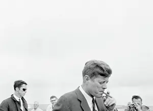 Cigar Prints: Weekend in Hyannis Port: President Kennedy with cigar
