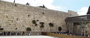 Jerusalem Prints: The Western Wall; Wailing Wall or Kotel; in the Old City of Jerusalem at the foot of the Western Side of the Temple