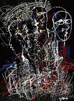 Chinese American Prints: Wet Paint on Canvas 1996 Diana Ong (b.1940 Chinese-American)