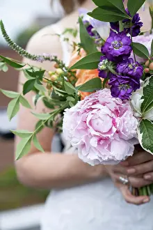 Handmade Prints: Whimsical hand made bridal bouquet