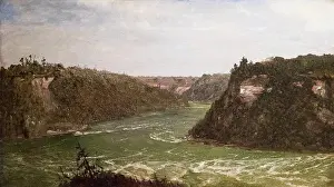Calm Prints: Whirlpool; Niagara; about 1851 Oil on canvas John Frederick Kensett American; 1816-1872
