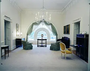 Rooms Prints: White House Rooms: Red Room, President's bedroom