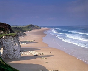 Geological Prints: White rocks, Portrush, North Antrim coast, County Antrim, Northern Ireland, UK