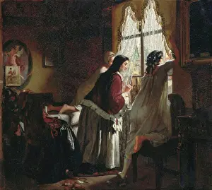 Looking Through Window Prints: Wife of Tambov Treasurer by Mikhail Petrovich Klodt
