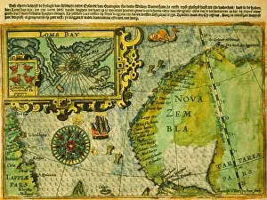 Discovery Prints: Willem Barents, 1550-97, Dutch navigator