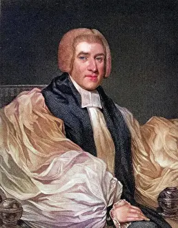 Historische Prints: William Carey born August 17, 1761 in Paulerspury Northamptonshire
