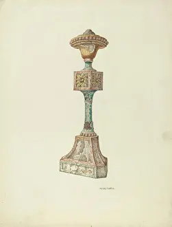 William Prints: William Kieckhofel, Ceremonial Candlestick (Ecclesiastical Furniture)