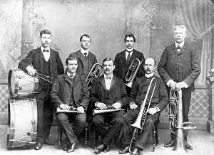 The wind orchestra at Gefle glassworks