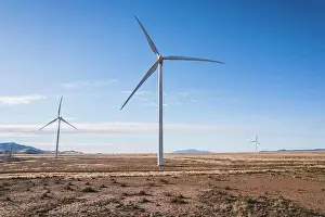 Innovation Prints: Wind turbines in New Mexico producing alternative green energy