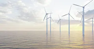 Technik Prints: windenergie, windrad, windkraft
