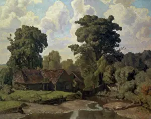 Mill Prints: At the Windmill by Nikolaj Petrovic Krymov