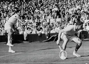 Tennis Prints: Their Winning Ways - Australians Ken McGregor (left) and partner F