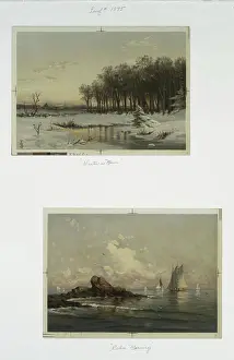 Winter in Main; Calm Morning.. Bricher