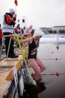 Finland Prints: Winter Swimming World Championships 2014 in Rovaniemi
