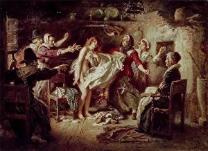Jean Prints: The Witch Hunt by Jean Leon Gerome Ferris, (1863-1930)
