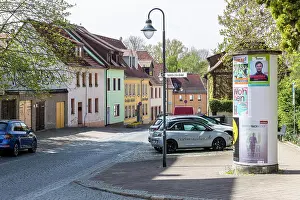 Stadt Prints: Wohnhäuser am Heinrich-Zille-Winkel in Taucha