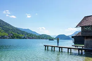 Sight Prints: Wolfgangsee Lake Wolfgang, town St