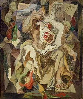 Surrealism Prints: Woman. (Andre Masson; Balagny-sur-Therain 1896-1987 Paris; 1925; oil on canvas)