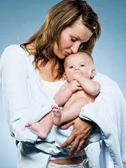 35 39 Years Prints: Woman and baby