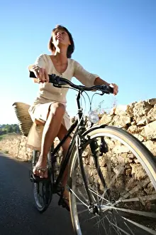 30 Years Prints: Woman bike