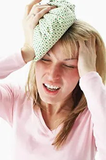 Migraine Prints: Woman with Headache