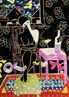 Unrecognisable Prints: Woman With Mask 1998 Erik Slutsky (20th C)