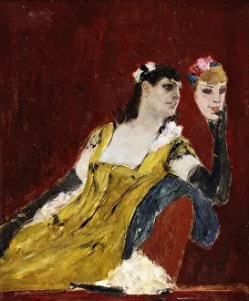 Yellow Prints: Woman with a Mask; La Femme au Masque