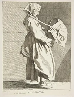 Claude Prints: A Woman from Savoy 1742 Anne Claude Philippe de Tubières
