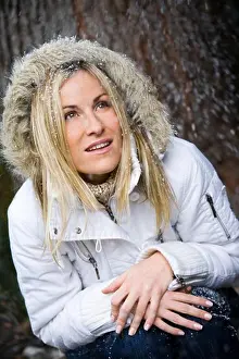 30 Years Prints: Woman snow