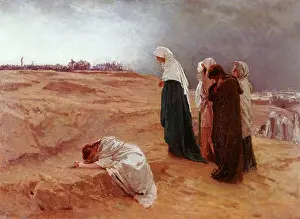 Dead Prints: The women at calvary, late 19th century