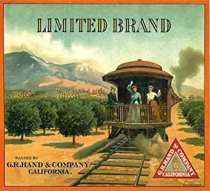 Labels Prints: Women Waving in Caboose