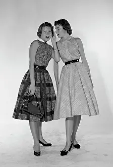 Mystery Prints: Two women whispering