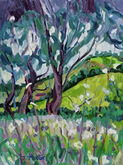 2012 Prints: In Wood by Josephine Trotter, 2012. (b.1940/British)