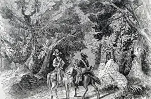 Traveller Prints: Woodcut print depicting vagabonds
