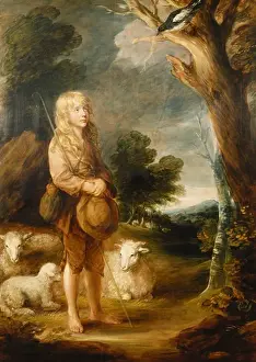 Listening Prints: A Wooded Landscape with a Shepherd Boy Listening to a Magpie
