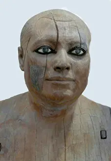 Priest Prints: Wooden statue of Kaape (Sheikh el-Beled)