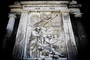 Low Angle Prints: World War I Monument; Vaison-La-Romaine, France