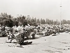 Destruction Prints: Wreckage of Axis Aircraft